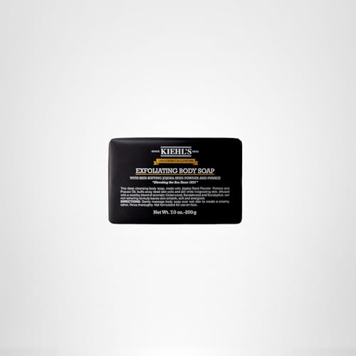 Kiehl's barra exfoliante energizante, deja la piel limpia y revitalizada.