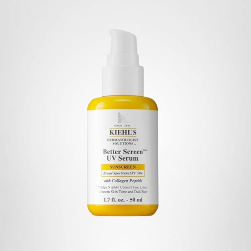 Kiehl's Better Screen UV Serum bottle with compact, travel-friendly size.