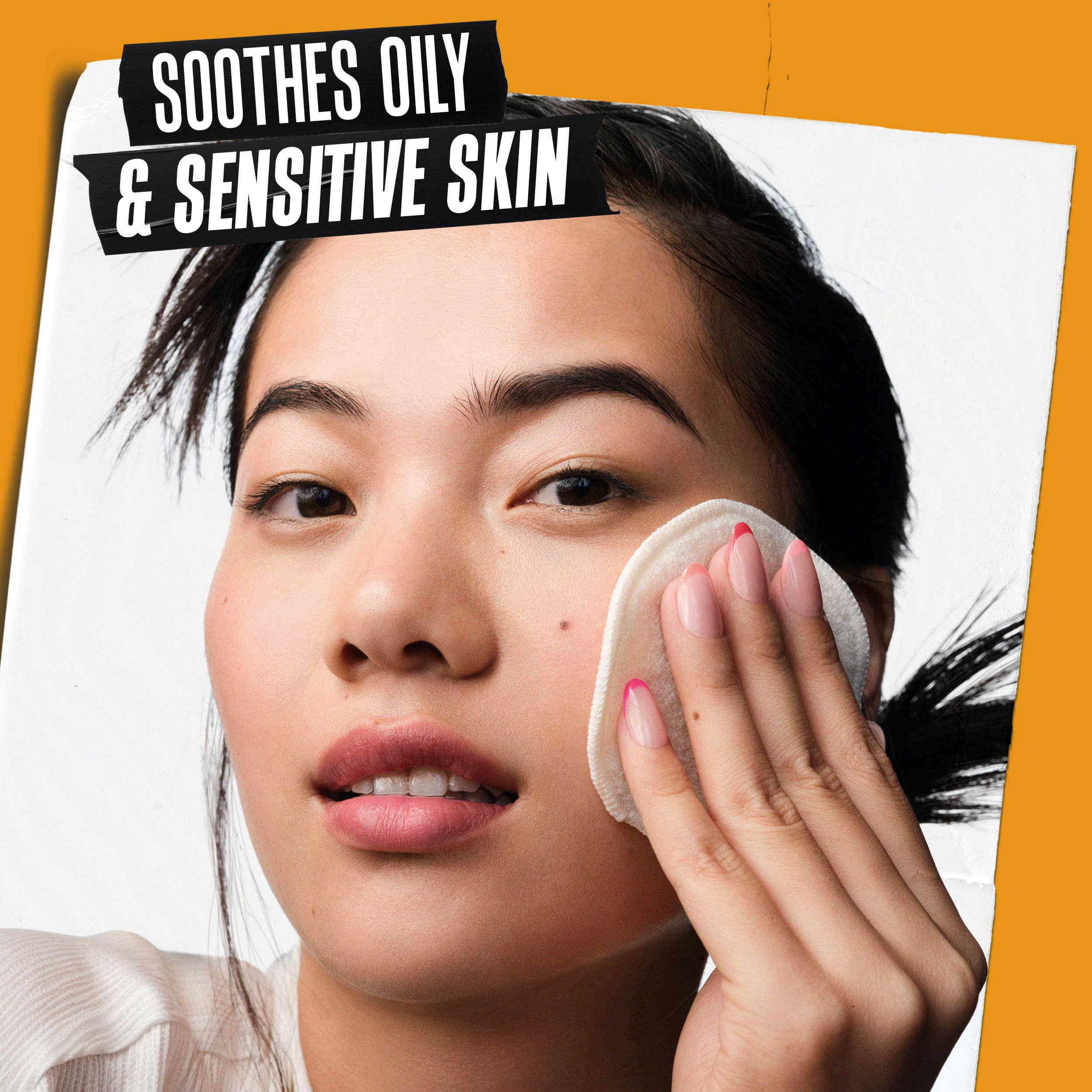 Kiehl's Calendula toner on cotton pad gently calms redness.