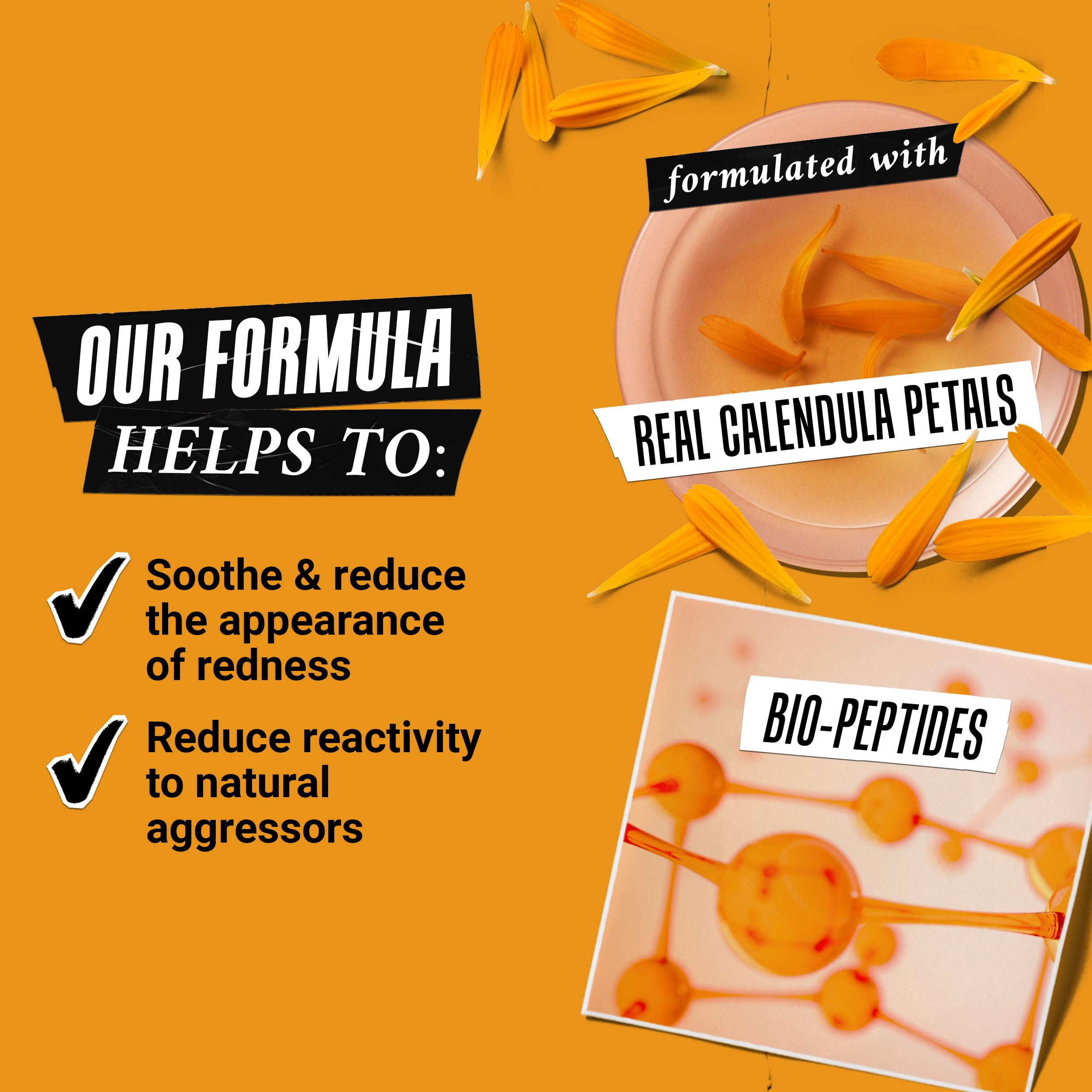 Kiehl's Calendula toner close-up texture, alcohol-free soothing formula.