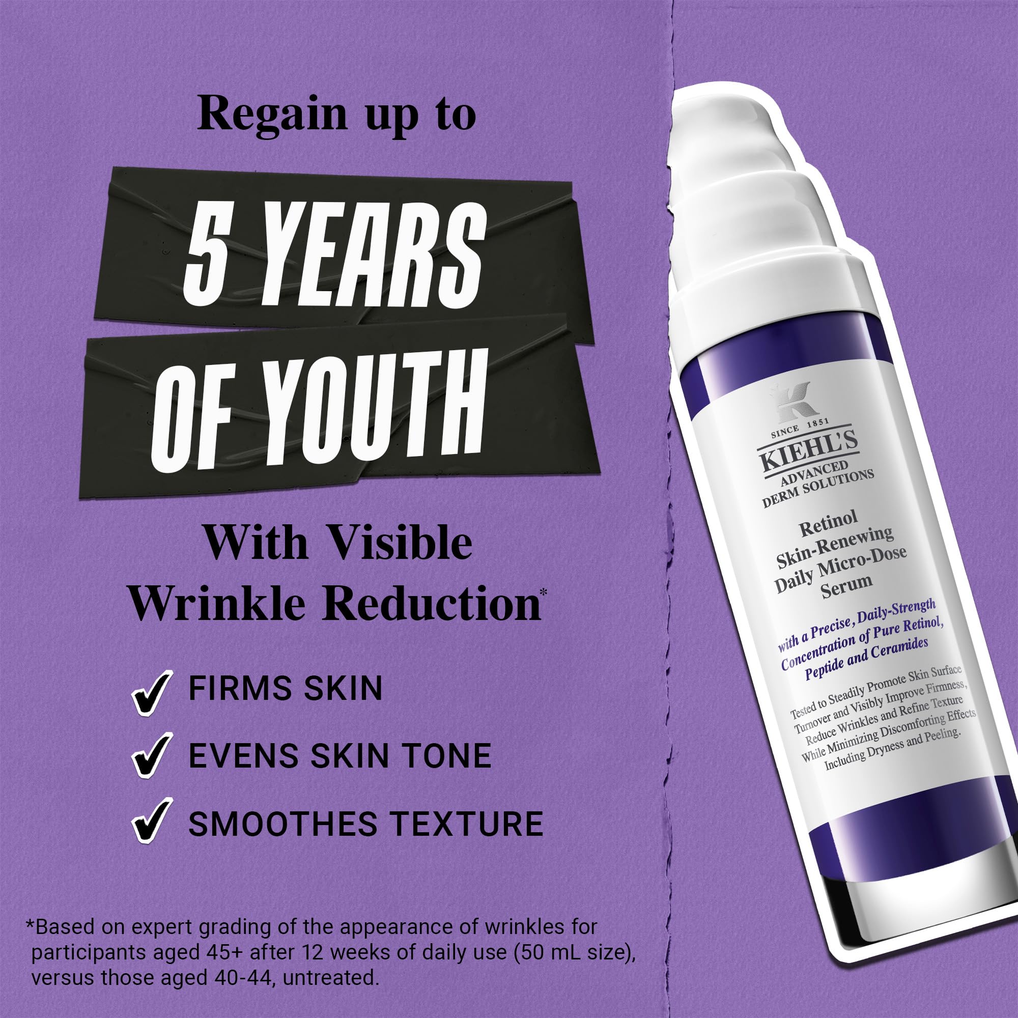 Kiehl's ceramides illustration demonstrates strengthened moisture barrier for refreshed skin