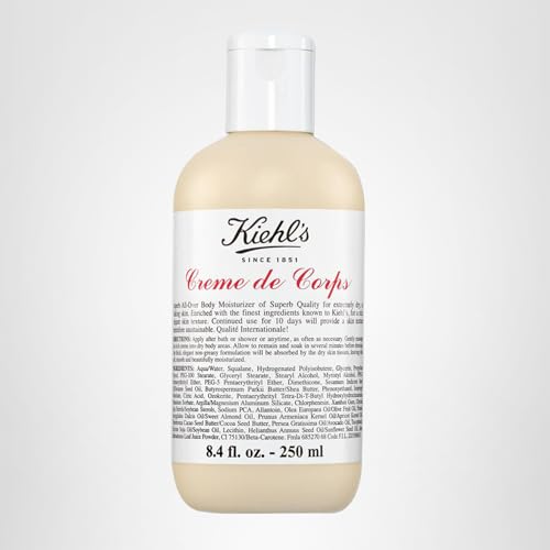 Kiehl's Creme de Corps Rich skin feels soft and smooth after use.