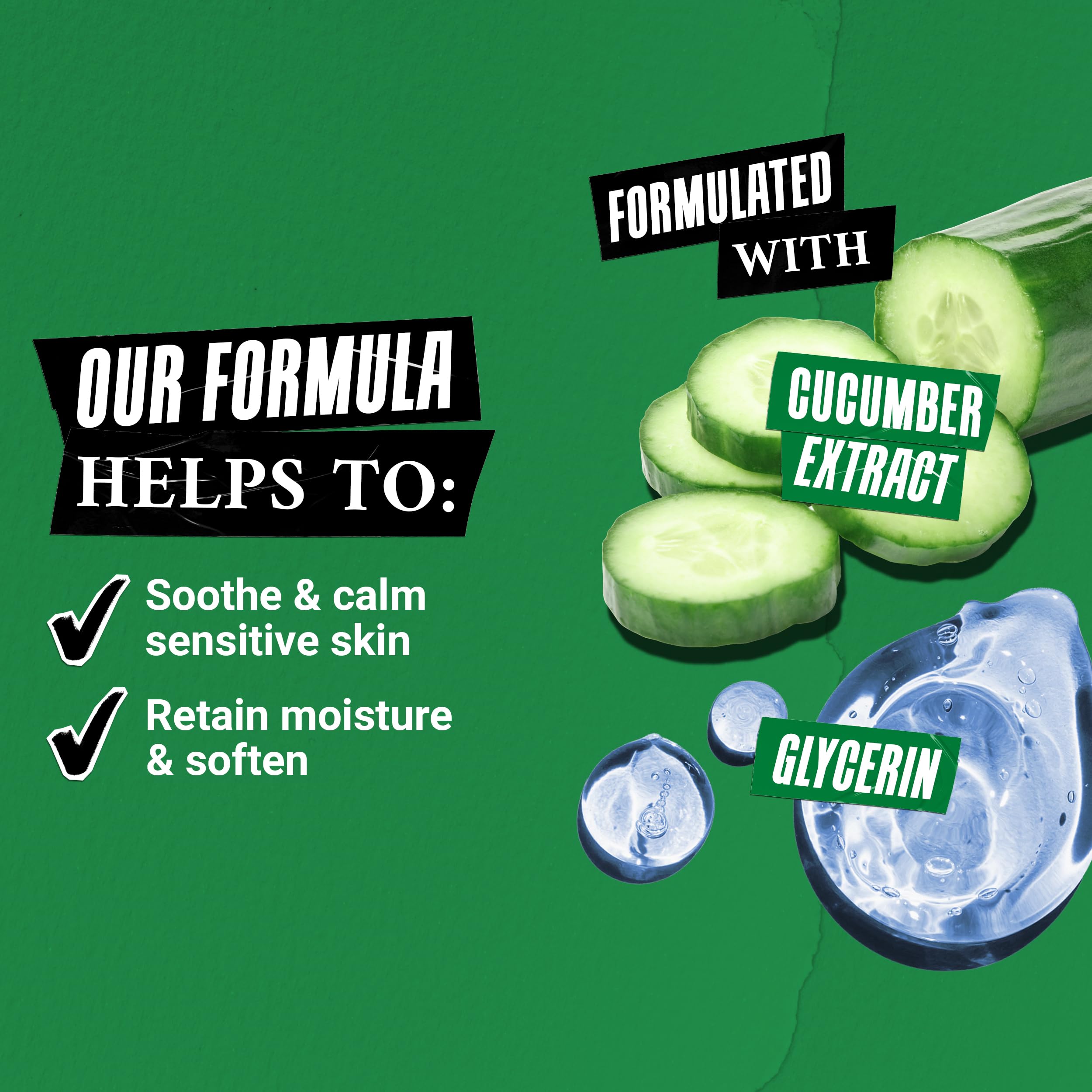 Kiehl's cucumber cleanser foam close-up, light gel-to-foam texture feels refreshing and non-drying