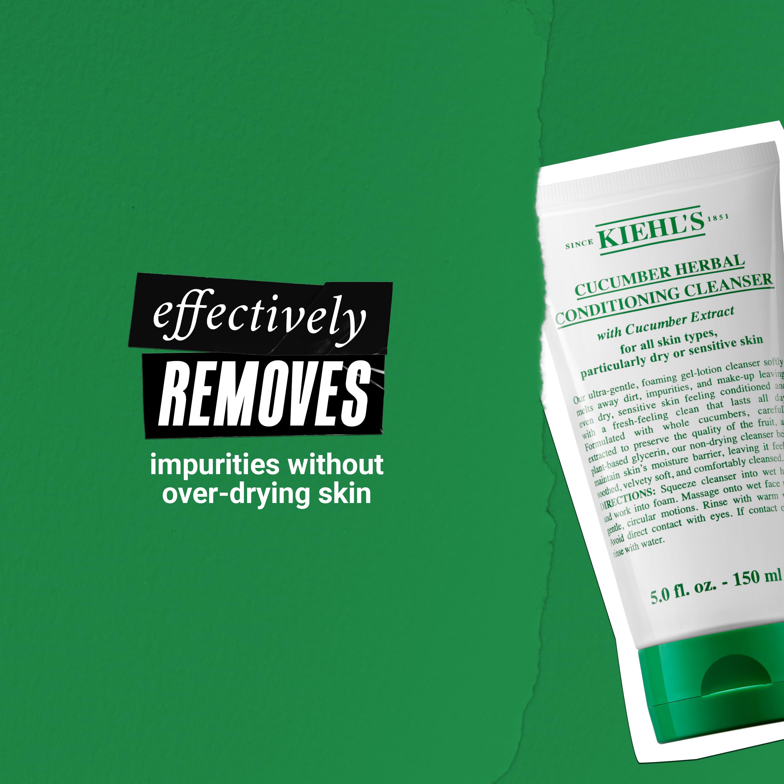 Kiehl's glycerin close-up, moisture-preserving formula supporting skin softness