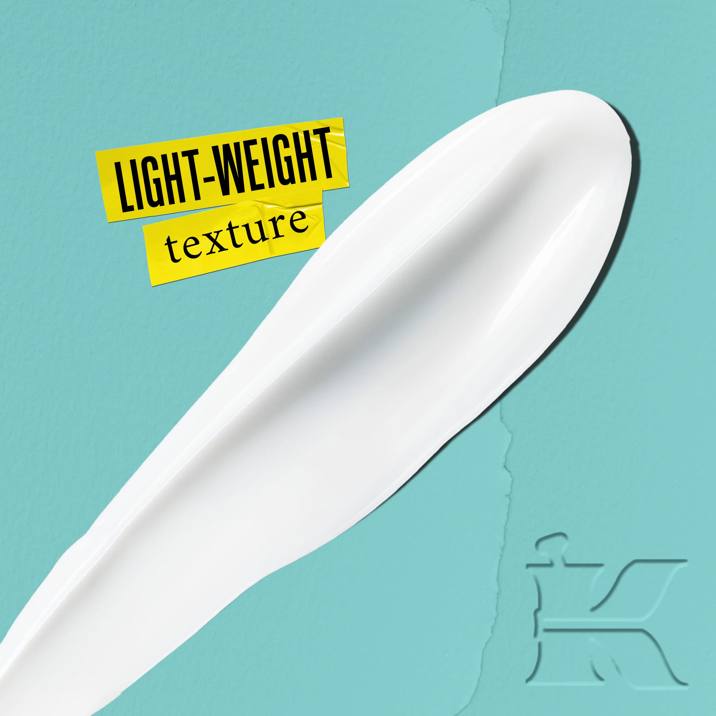 Kiehl's Expertly Clear Moisturizer on hand shows hydrating texture suitable for acne-prone skin.