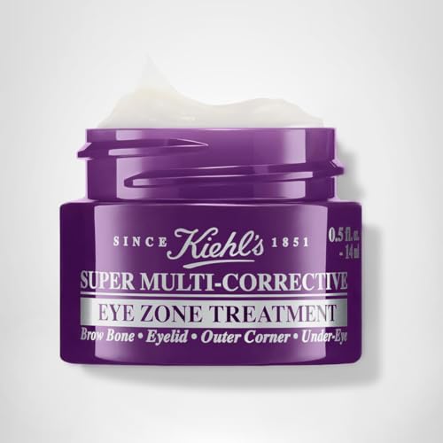 Smoother-looking eye area after applying Kiehl's eye cream.