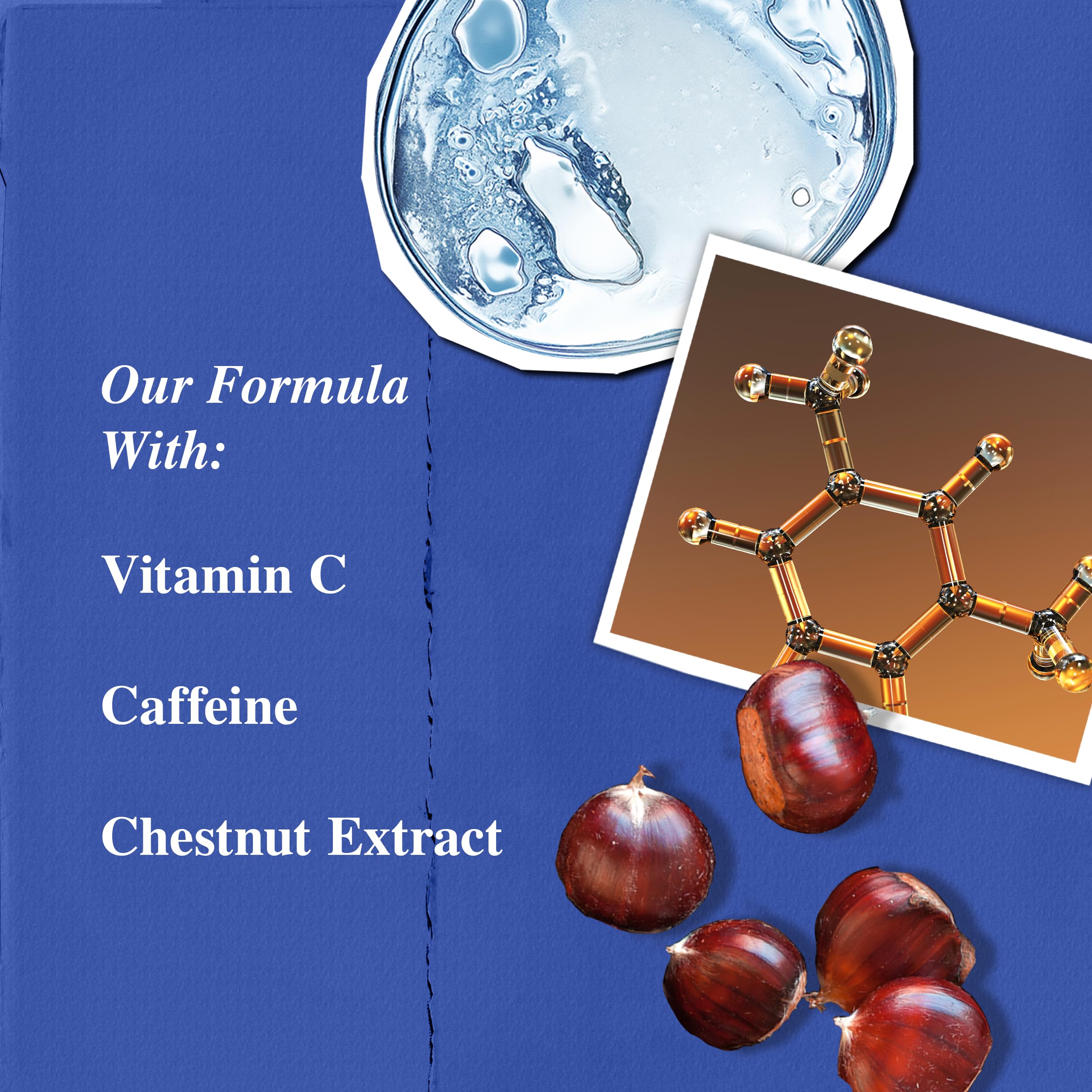 Kiehl's Facial Fuel ingredients chestnut extract illustration for antioxidant protection.