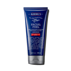 Kiehl's Facial Fuel moisturizer bottle with SPF 20 for energizing daily hydration.