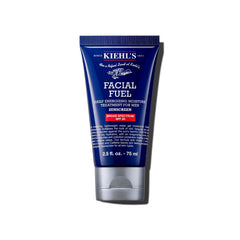 Kiehl's Facial Fuel SPF 20 bottle delivering energizing hydration for dull skin.