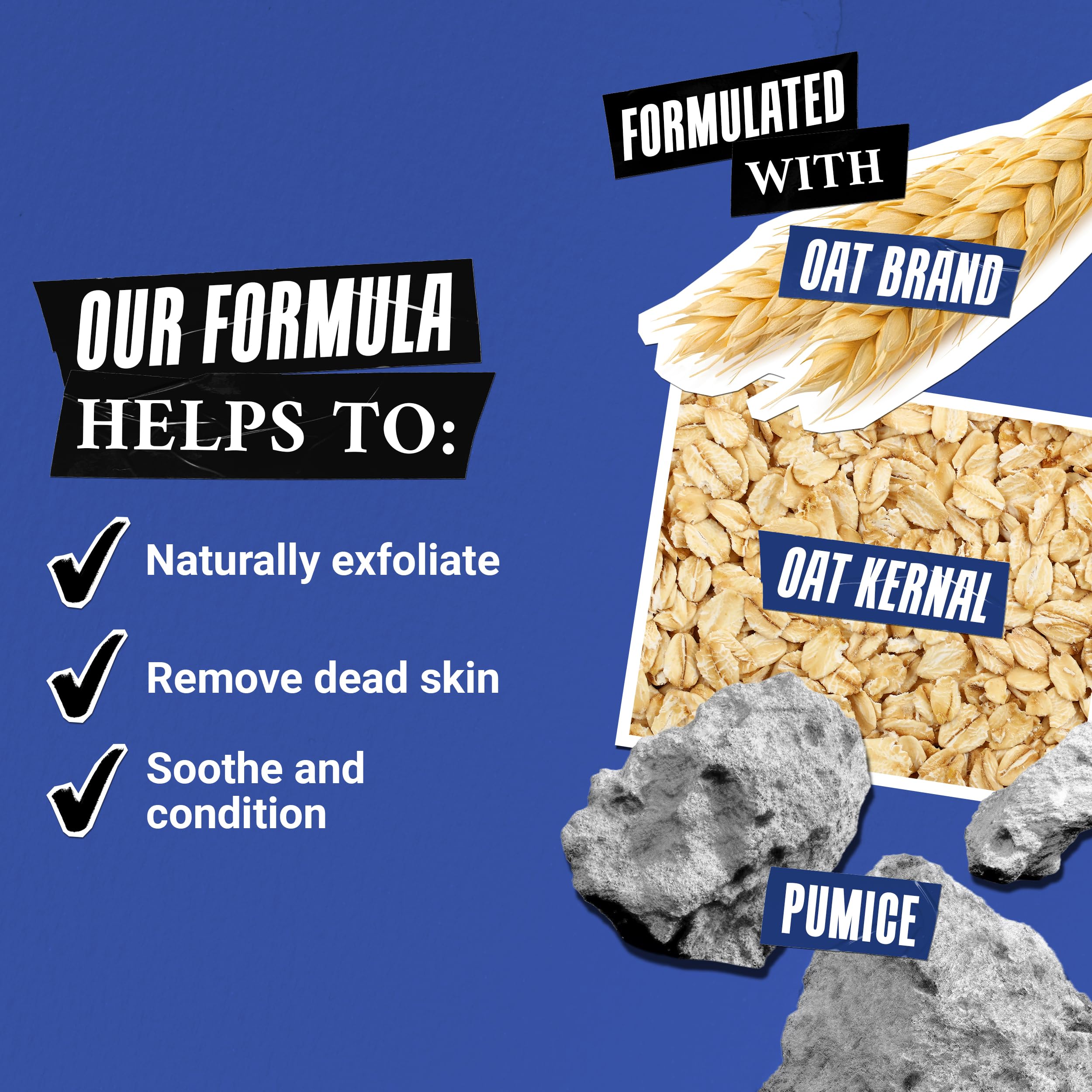 Limpieza profunda con exfoliante de Kiehl's para cuerpo.