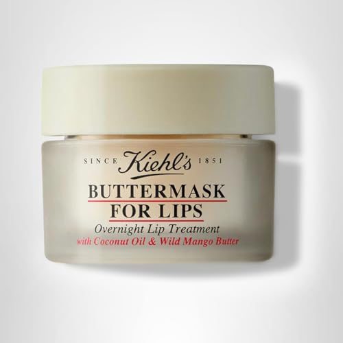 Kiehl's Lip Care makeup prep image demonstrates lip mask used before makeup steps.