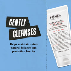 Kiehls masaje circular activa la limpieza sin irritar la piel.