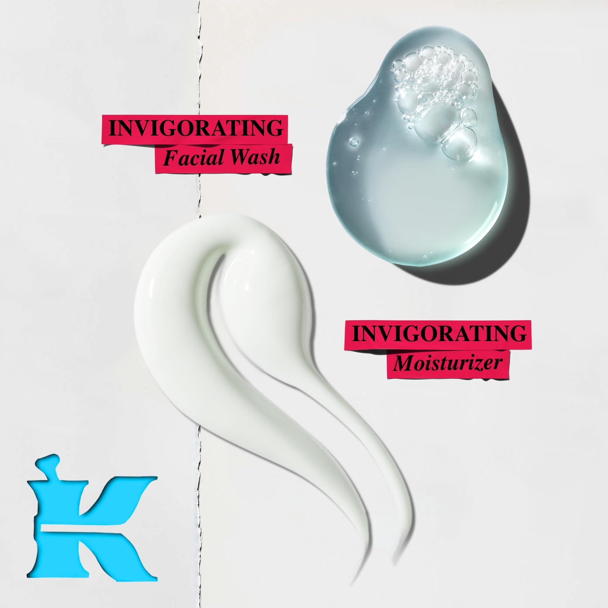 Kiehl's men's skincare set display highlights a practical grooming gift.