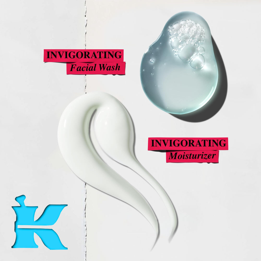 Kiehl's men's skincare set display highlights a practical grooming gift.