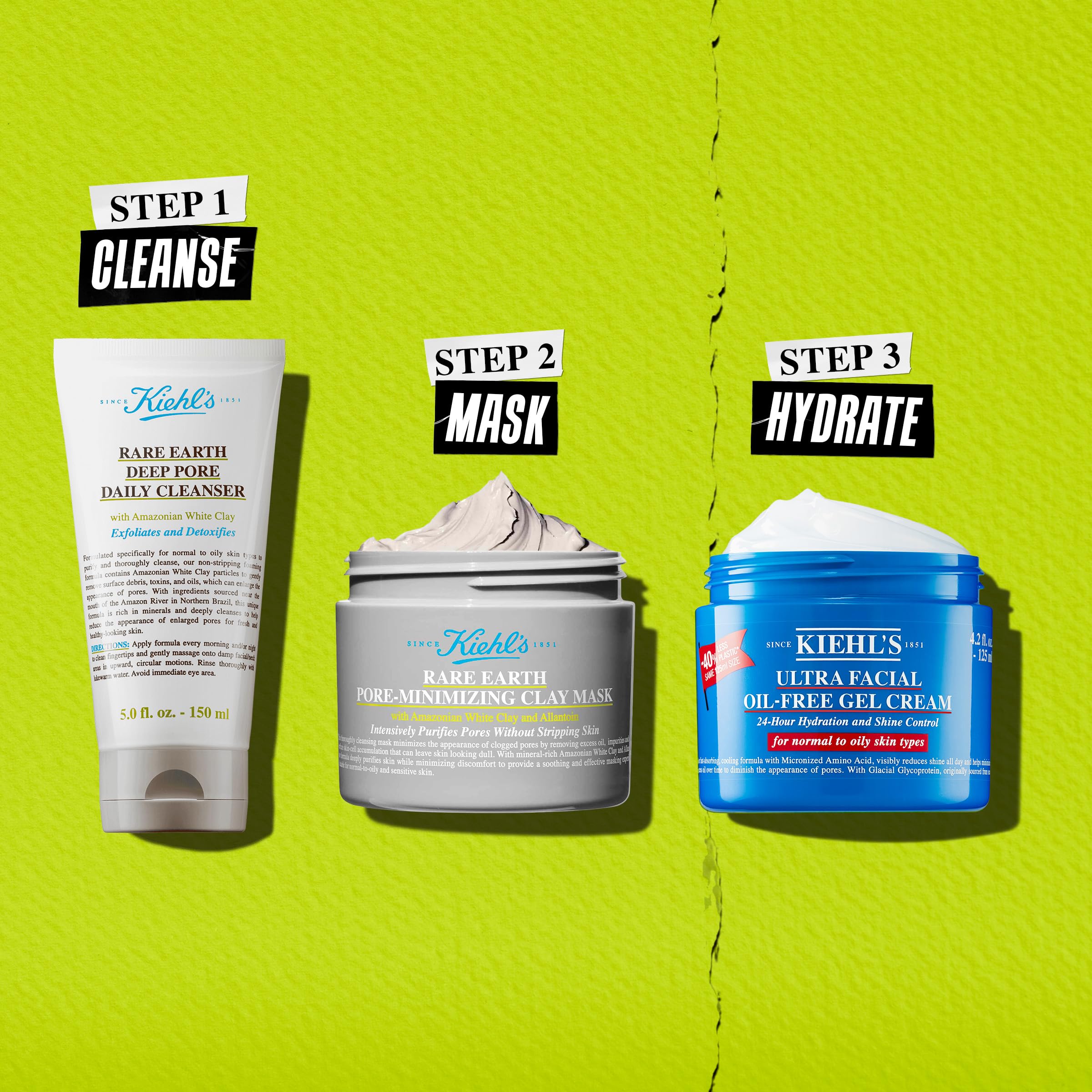 Pore appearance refined after using Kiehl's Rare Earth mask.