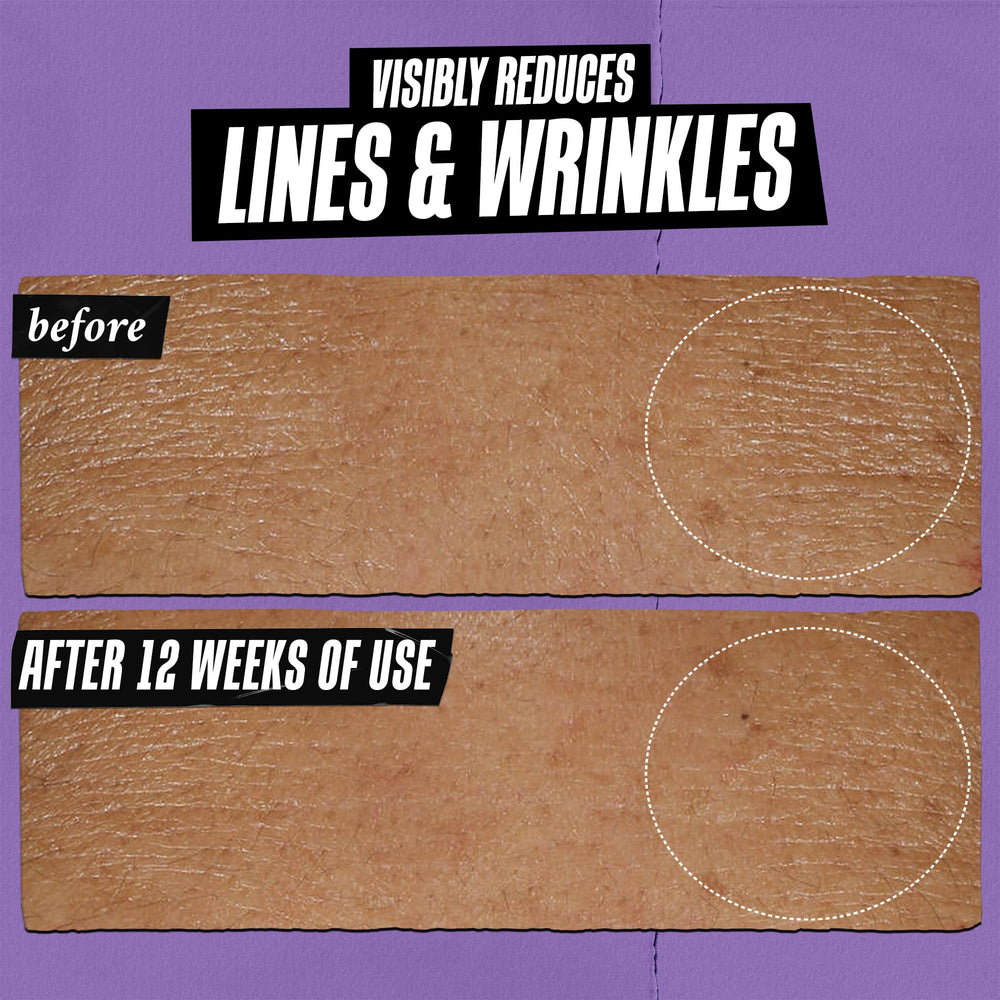 Kiehl's retinol serum surface shows subtle shine indicating hydrating base
