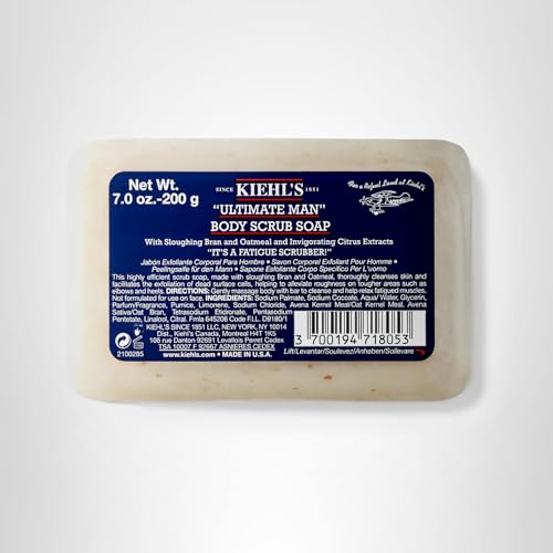 Piel más suave tras usar la barra exfoliante de Kiehl's.