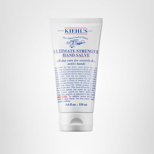 Kiehl's Ultimate Strength Hand Salve on night care routine.