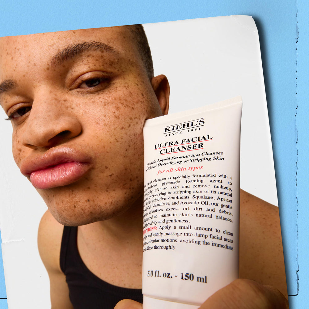 Kiehl's Ultra Facial Cleanser providing a moisturizing feel after wash