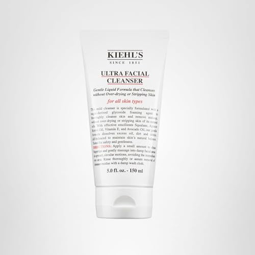 Kiehl's Ultra Facial Cleanser for smoother skin after cleansing