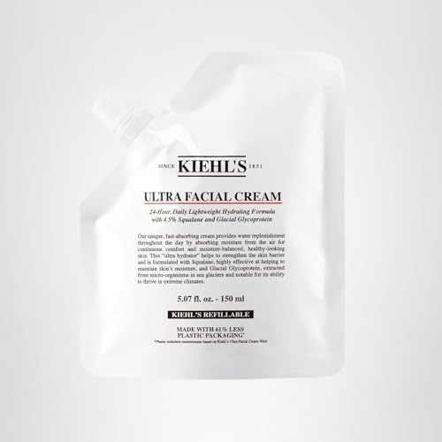 Kiehl's Ultra Facial Cream suitable for all skin types with gentle hydration.