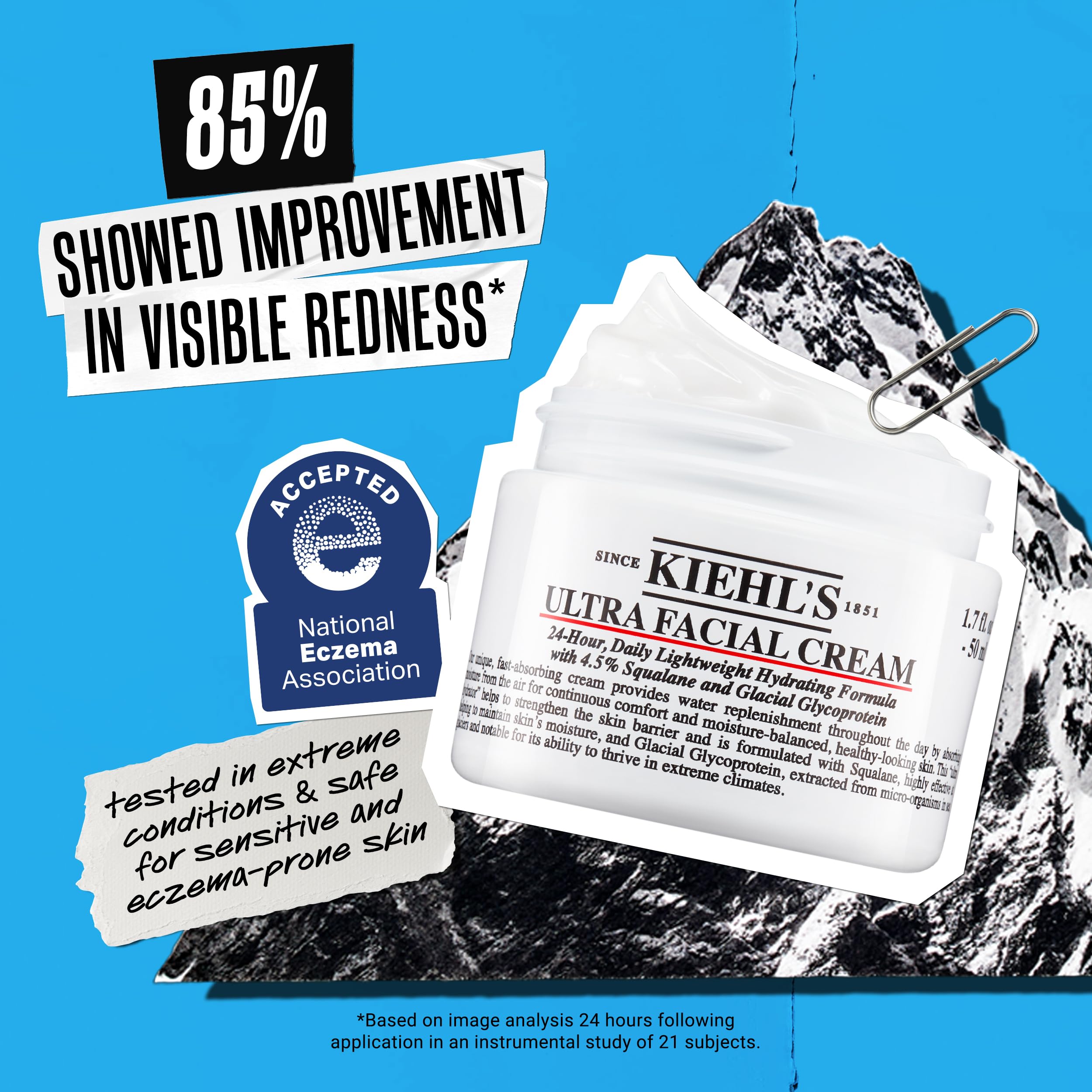 Kiehl's Ultra Facial Cream moisture barrier concept with soft glow