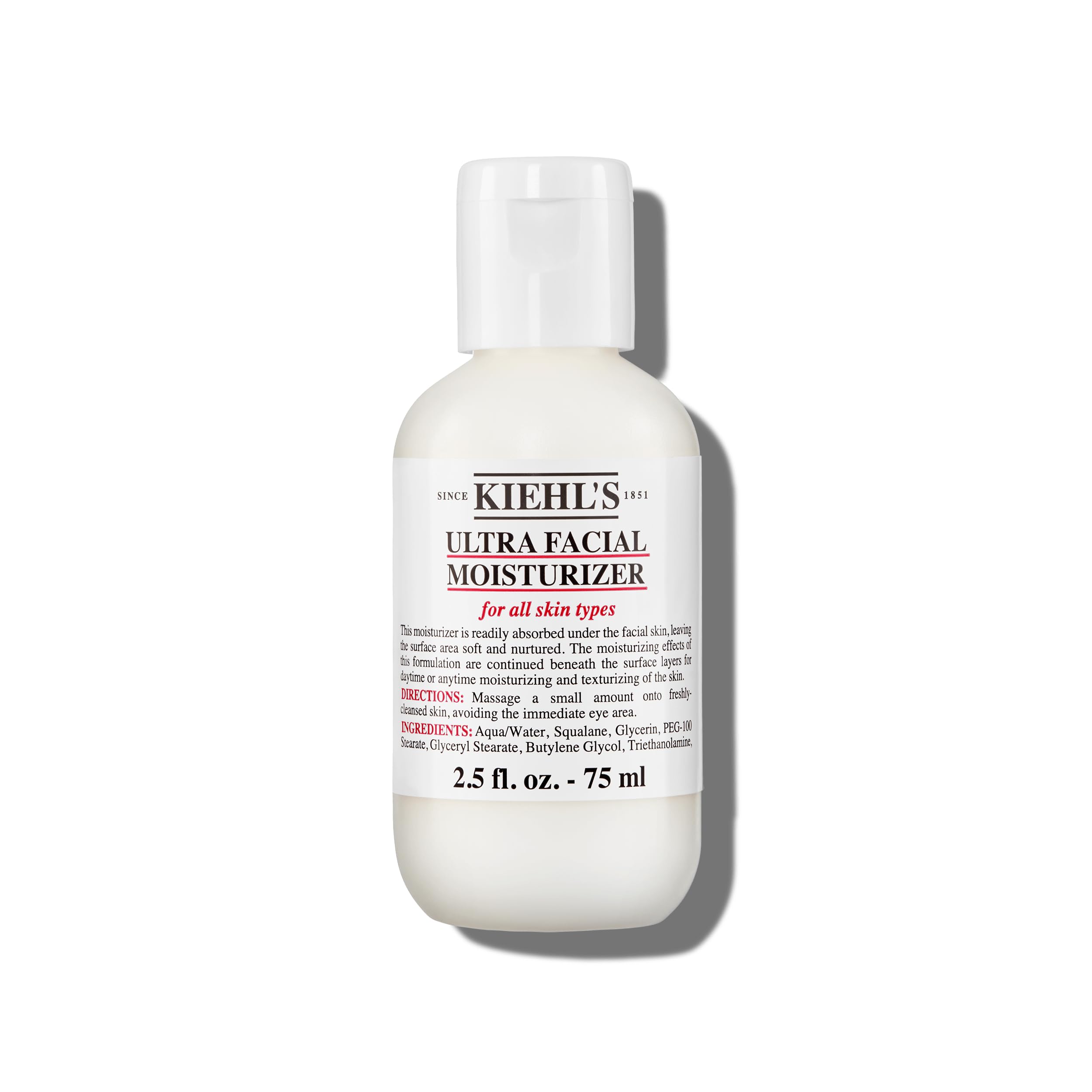 Kiehl's Ultra Facial Moisturizer jar closeup for daily hydration