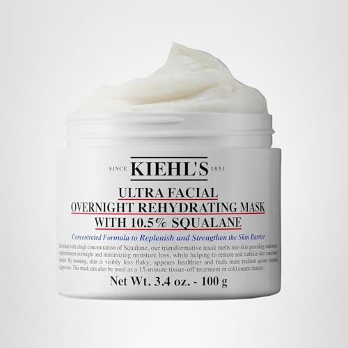 Kiehl's packaging emphasizes fragrance-free and paraben-free care