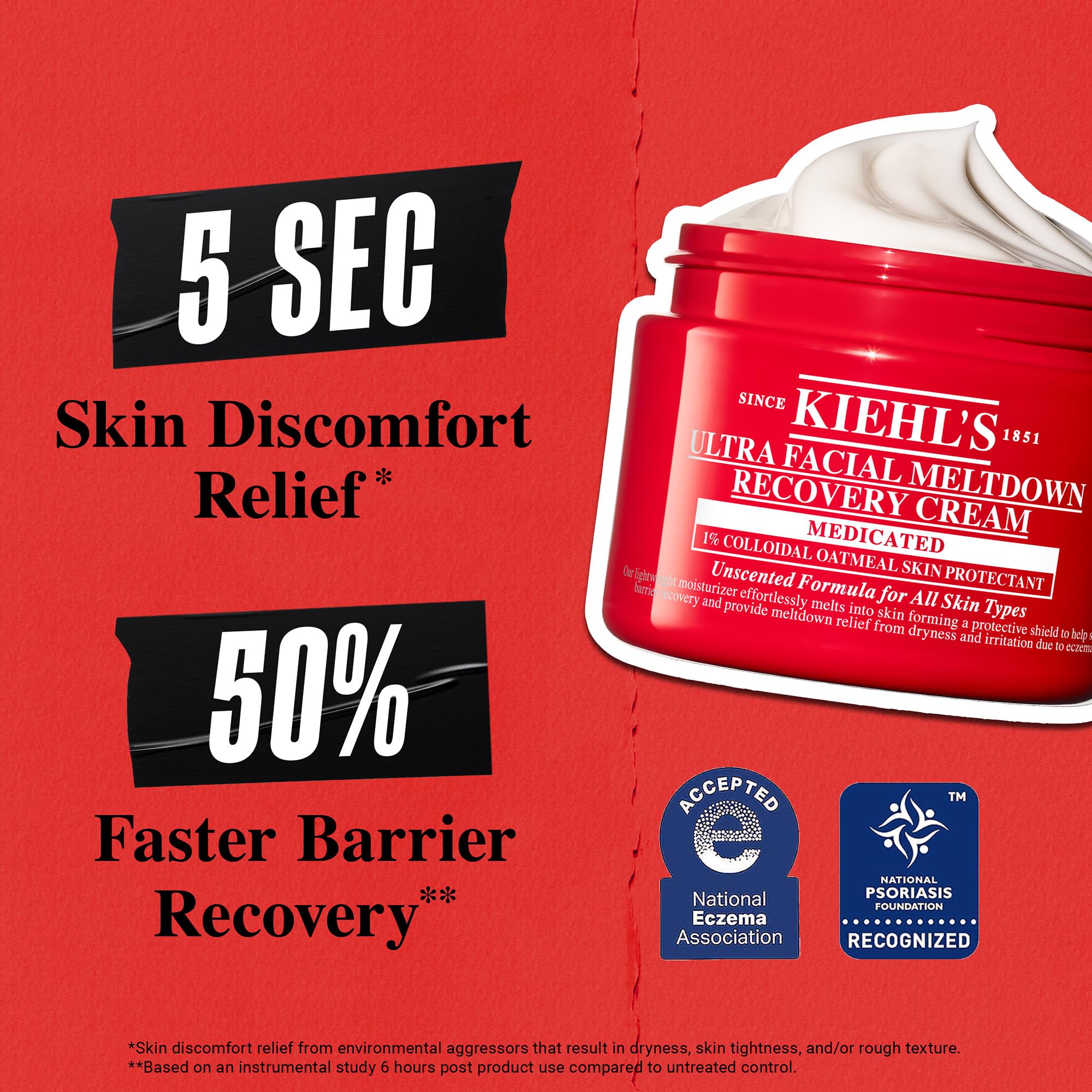 Barrier cream applied on hand showing quick absorption and dryness relief
