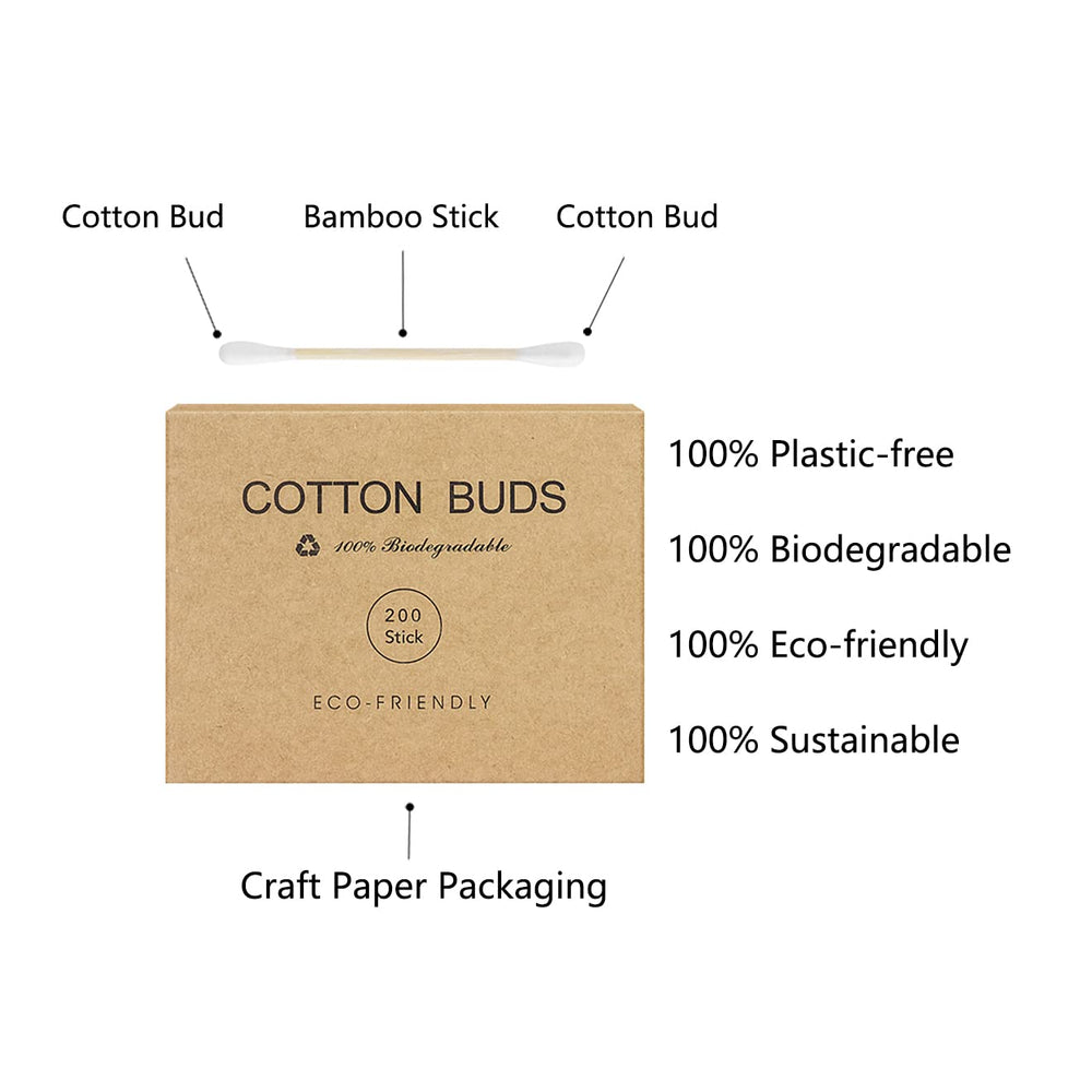 Kiemeu soft cotton tips offer comfortable, precise cleaning.