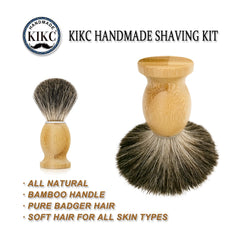 KIKC bamboo handle close-up highlighting sustainable, ergonomic grip.