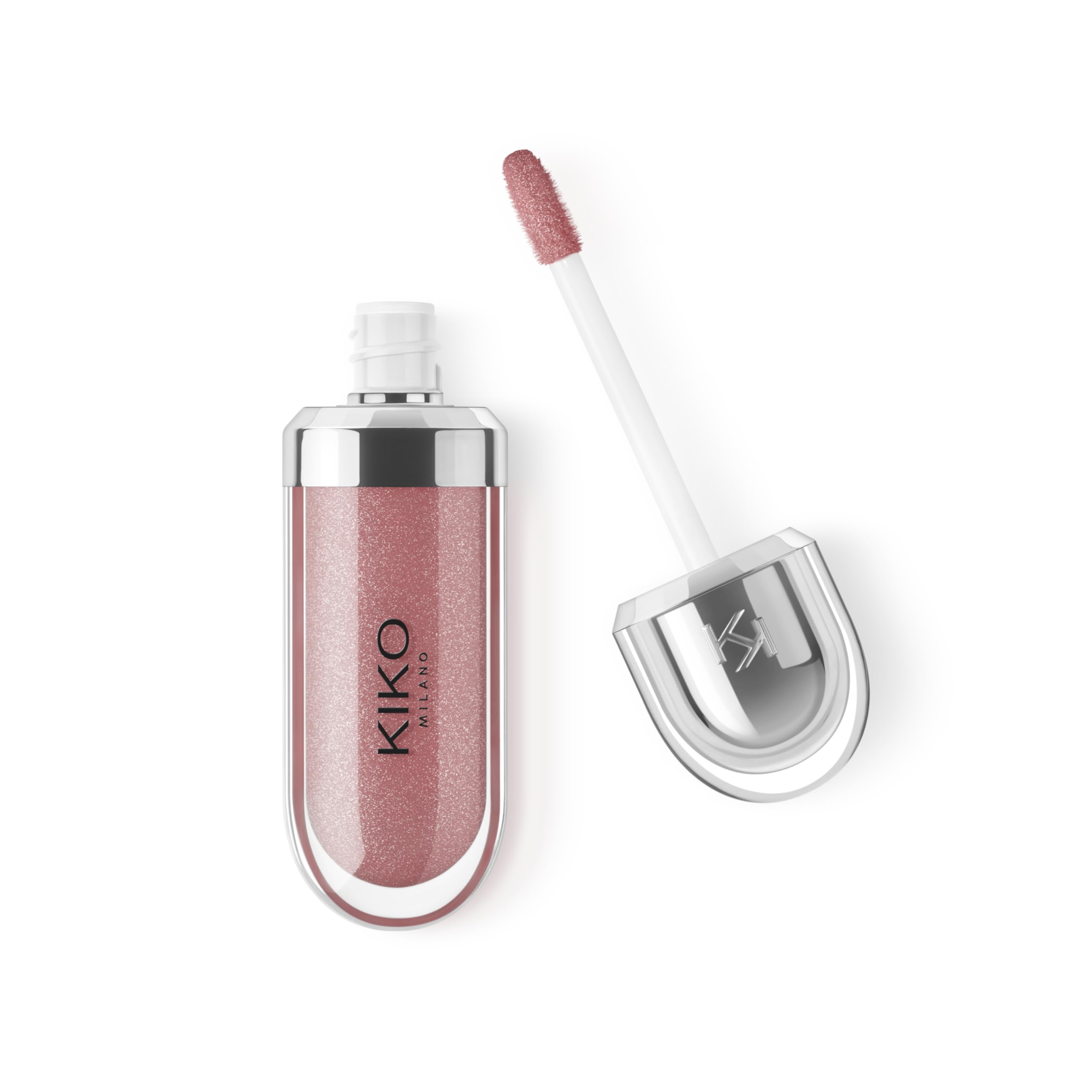 Kiko Milano 3D Hydra Brillo Labial con aplicador suave para aplicación precisa.