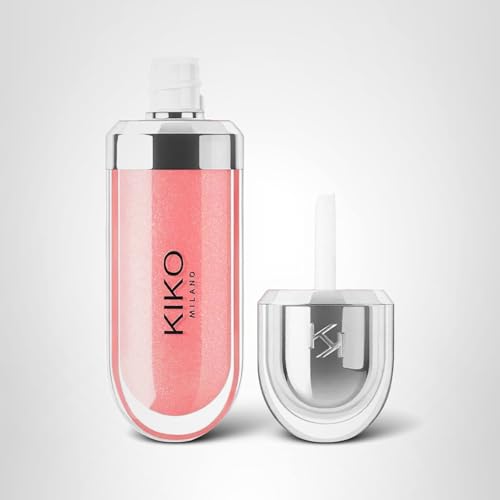 Kiko Milano 3D Hydra Lip Gloss empaque llamativo para un look moderno.