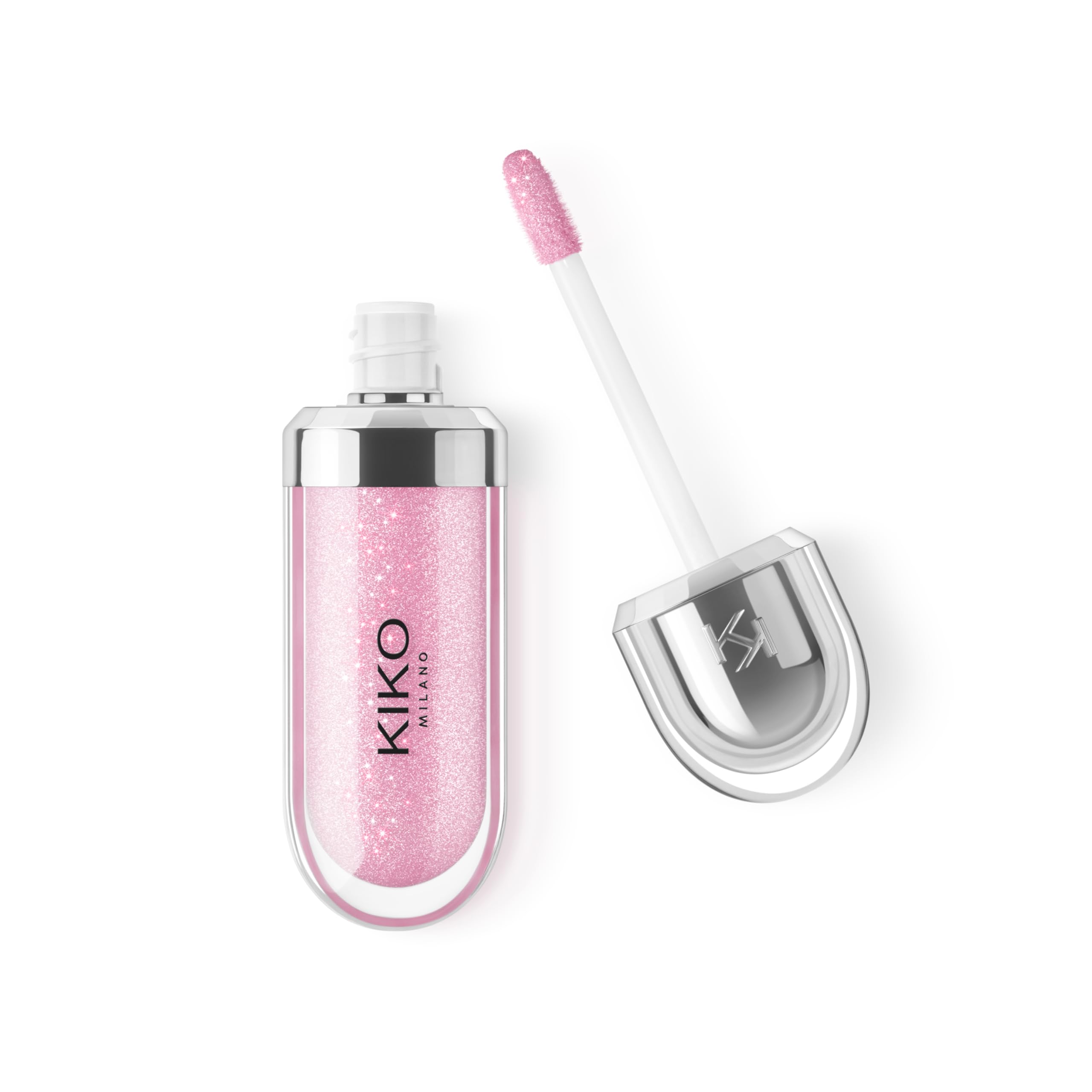 Kiko Milano 3D Hydra Brillo Labial rosa perlado, brillo radiante para labios