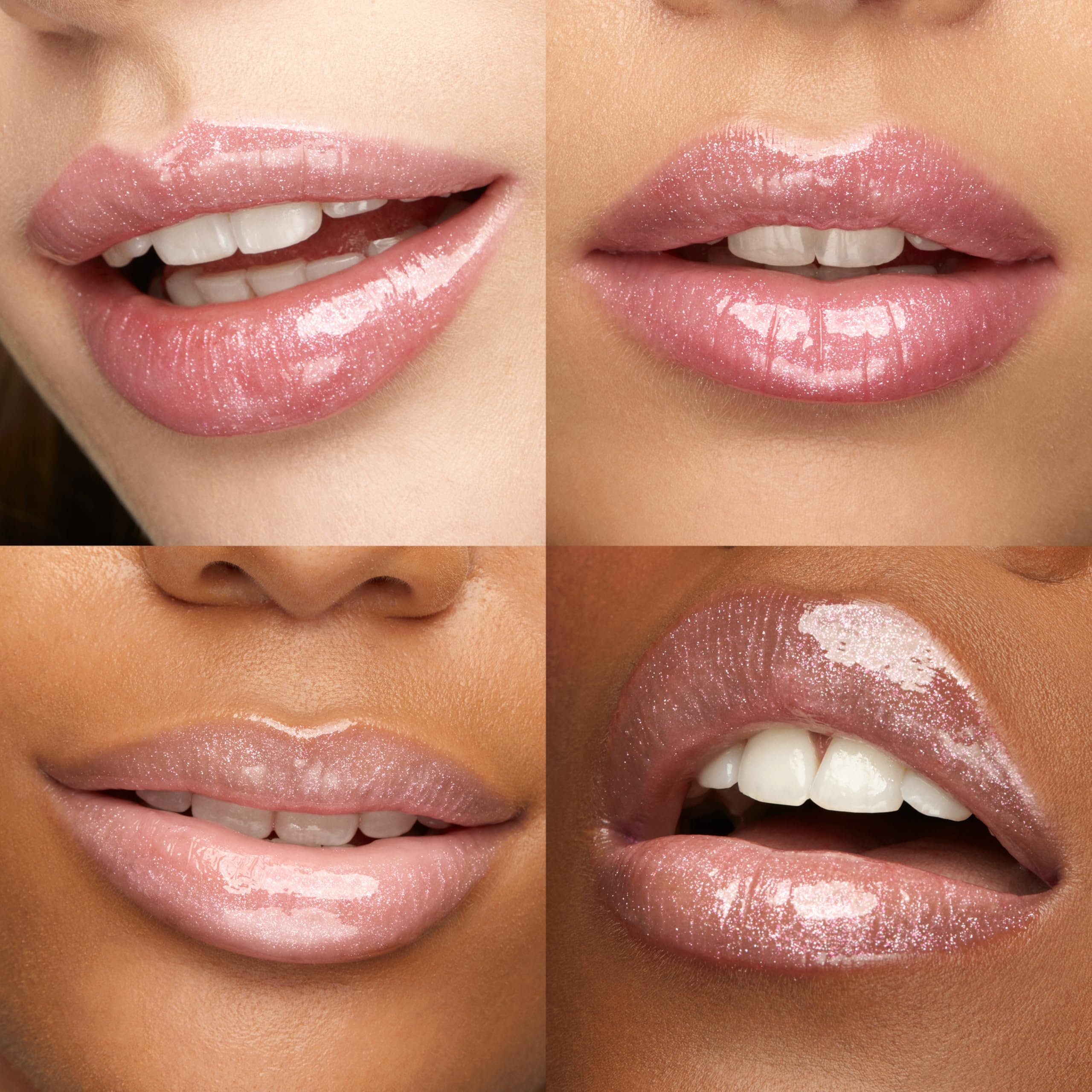 Kiko Milano Brillo Labial rosado perlado con color suave y acabado luminoso