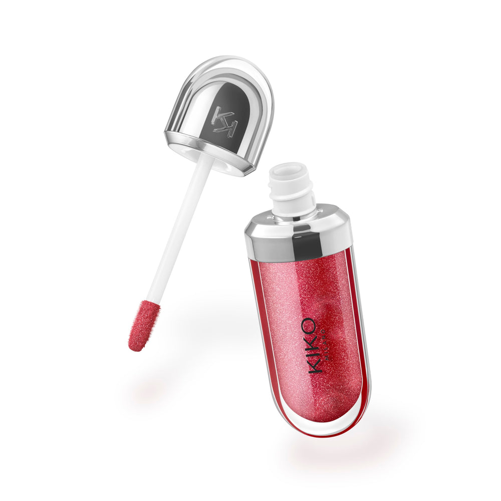 Envase metálico del brillo labial 3D Hydra de Kiko Milano