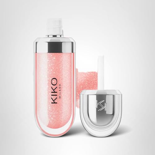 Kiko Milano 3D Hydra Lip Gloss envase metálico elegante para colección.