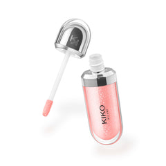 Kiko Milano 3D Hydra Lip Gloss aplicador preciso para delinear labios con control.