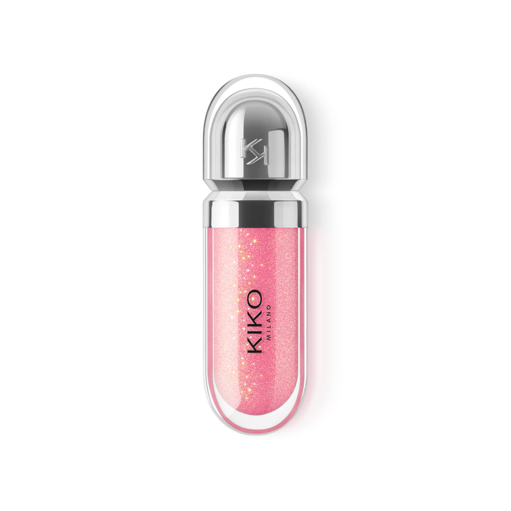 Kiko Milano 3D Hydra Lip Gloss tono Hibisco Rosado 26 color vivo y duradero