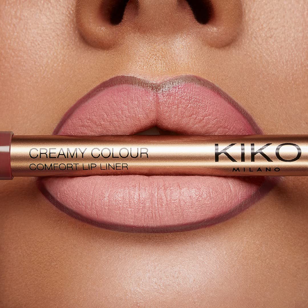 KIKO Milano Creamy Colour Comfort Lip Liner 05, aplicacion suave que facilita el delineado.