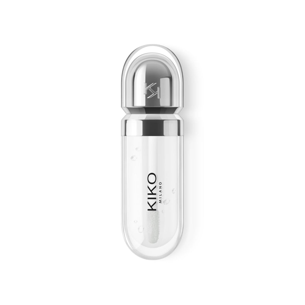 Kiko Milano brillo labial 3D Hidra: aplicador centrado para definición precisa.