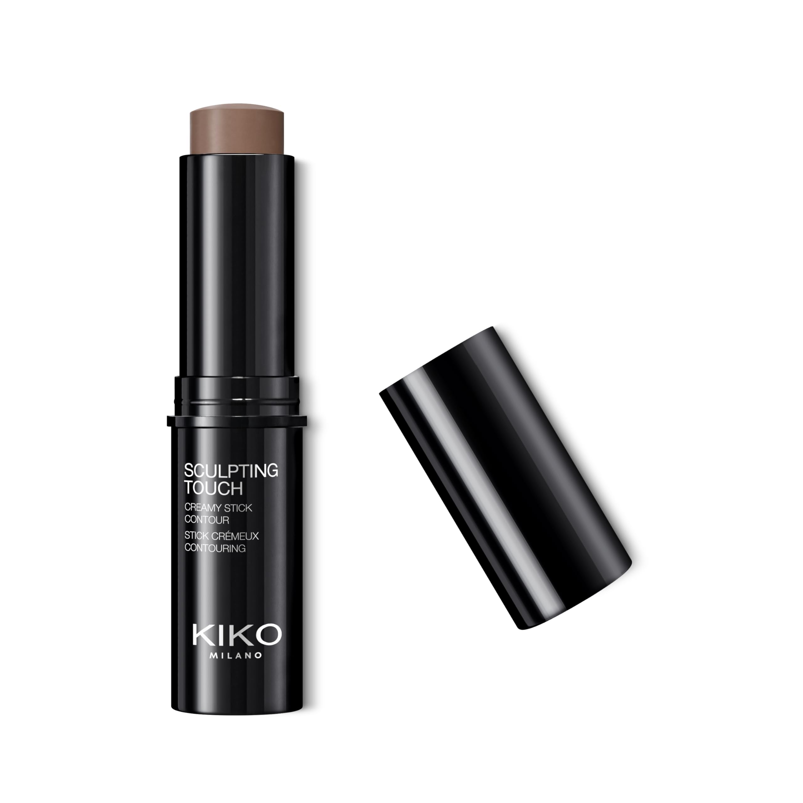 Kiko Milano Contorno Cremoso en Barra, aplicación precisa para pómulos definidos.