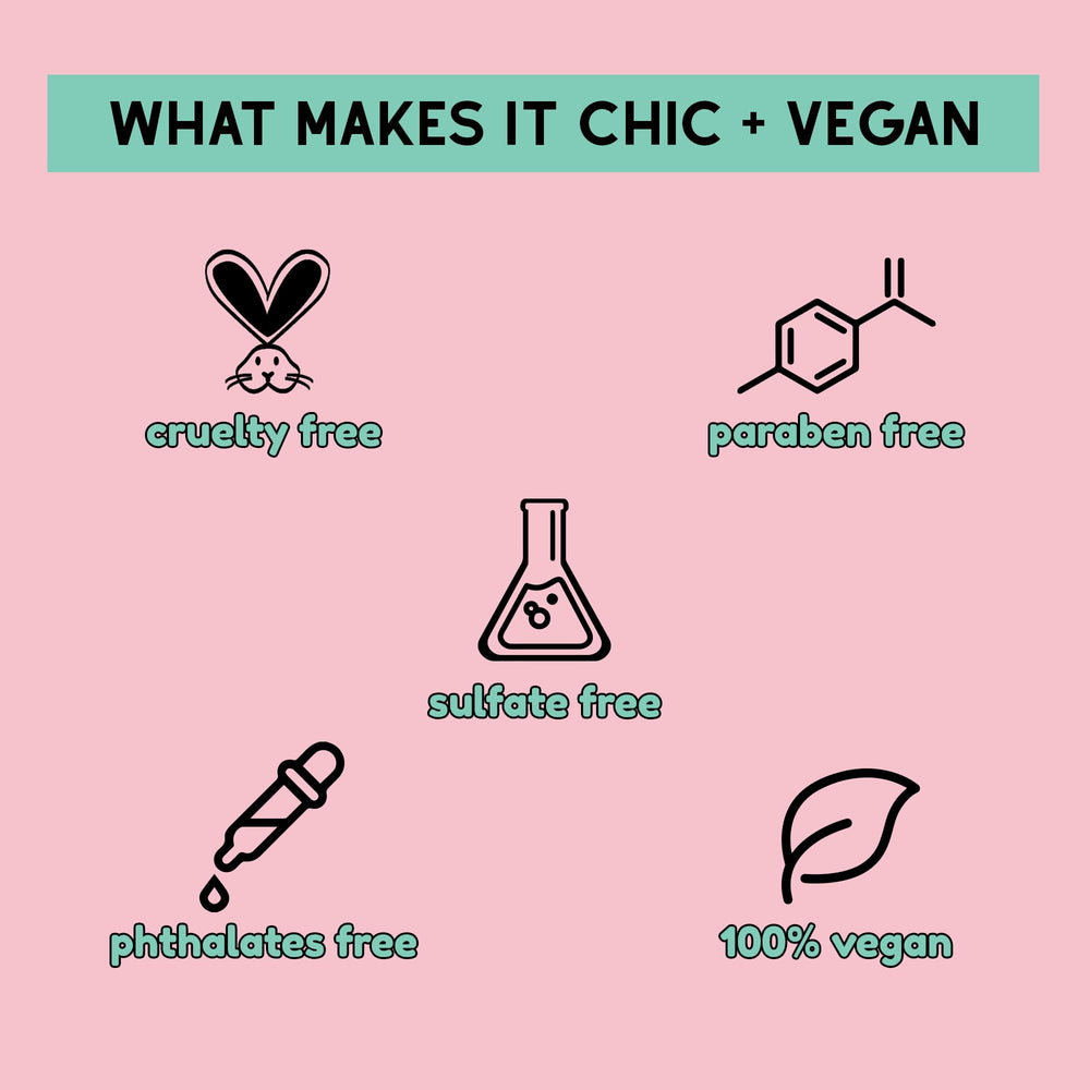 KimChi Chic Candy Girl, vegano y libre de crueldad para pieles sensibles.