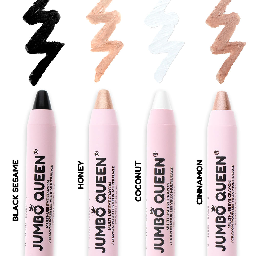 Kimchi Chic Jumbo Queen Eye Crayon cap and body highlight premium packaging.