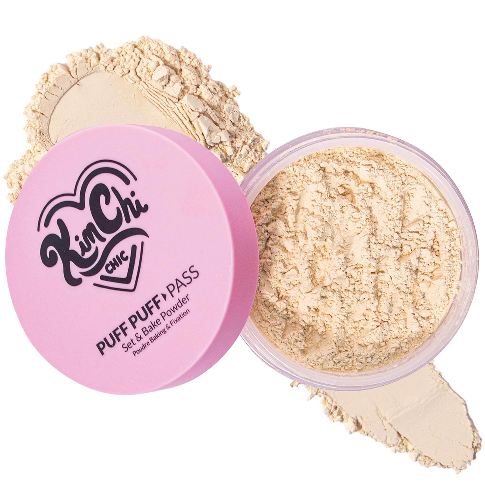 Kimchi Chic Puff Puff Pass Set powder compact for a smooth base.