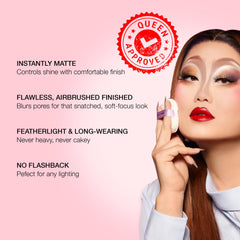 KimChiChic Puff Puff Pass Set pink swatch balances pale undertones.