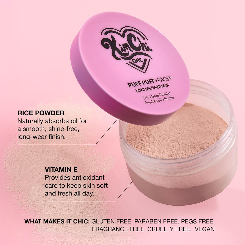 Vitamina E en la fórmula cuida la piel mientras fija el maquillaje.