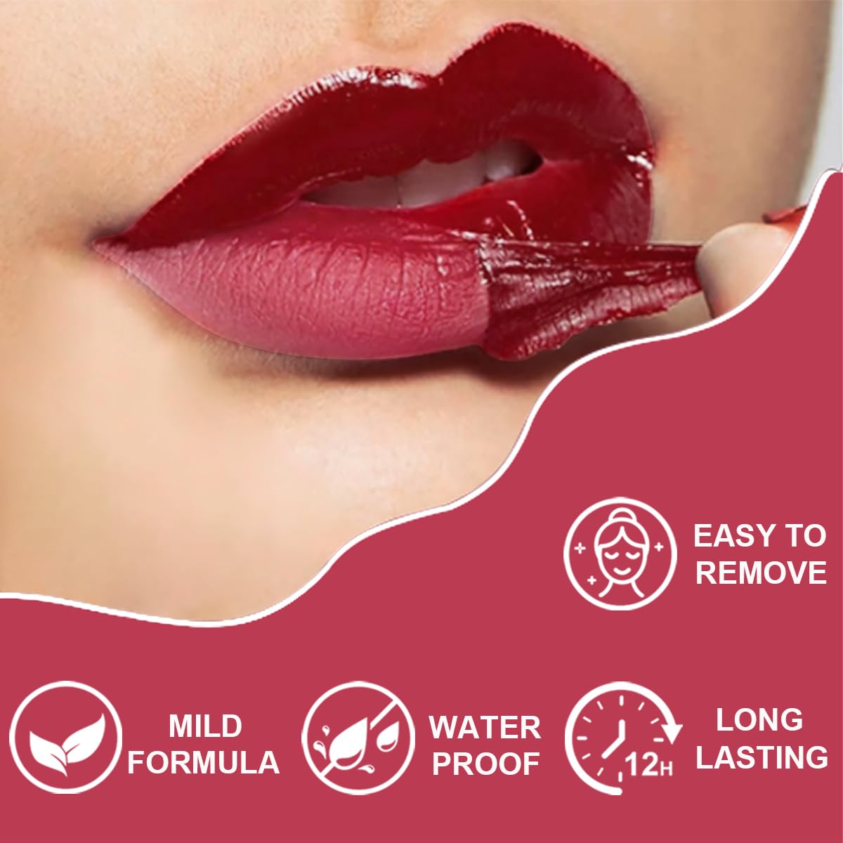 Kimieye delineador labial desprendible para aplicación fácil y rápida en cualquier ocasión