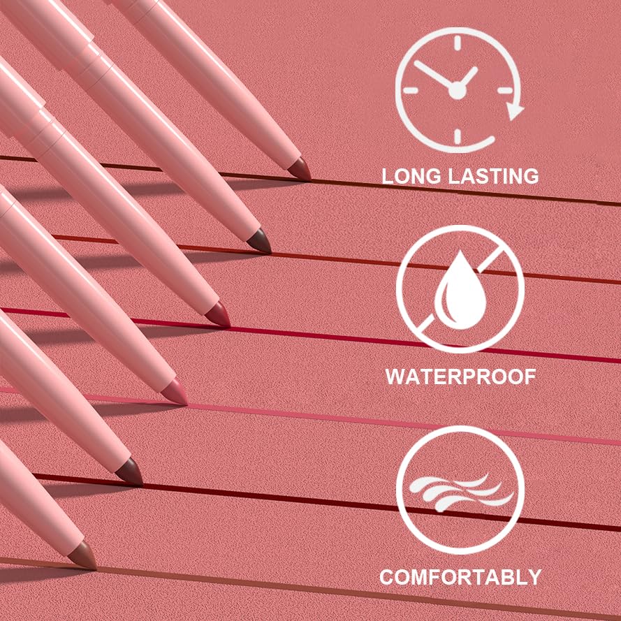 Delineador KIMIEYE retráctil, definición precisa para labios de aspecto natural.