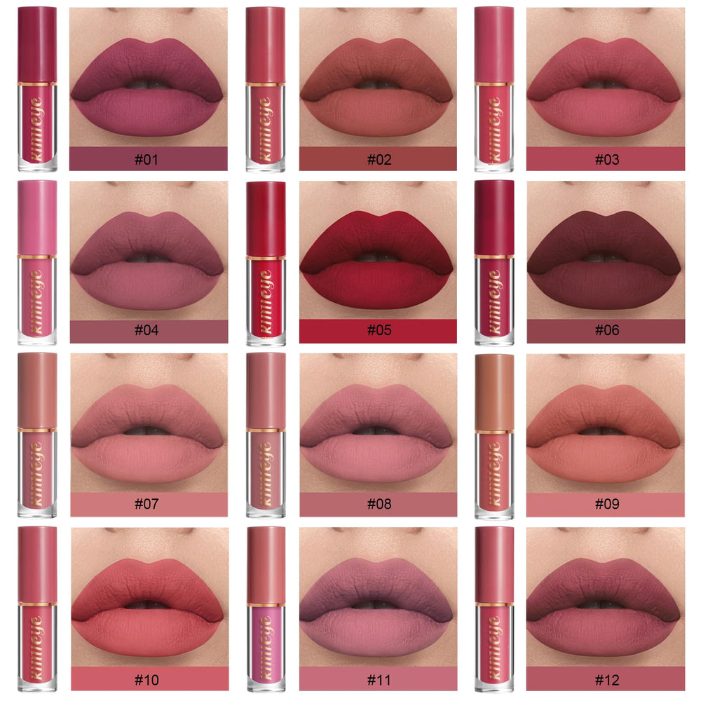 KIMIEYE Set B long-wear transfer-resistant matte lip color